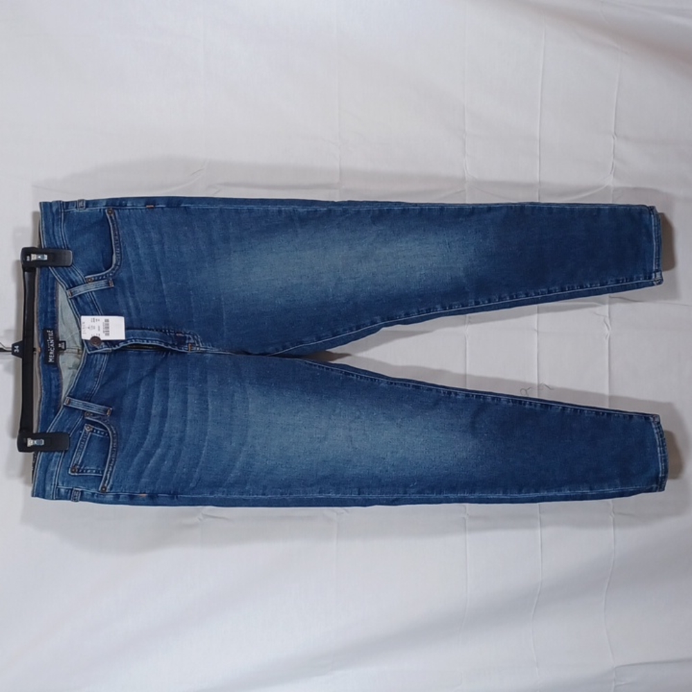 J Crew Mercantile Skinny Blue Jeans High Rise Size 33 New with tags